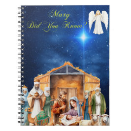 Mary Habt ihr es gewusst?" - SpiralNotebook Notizblock