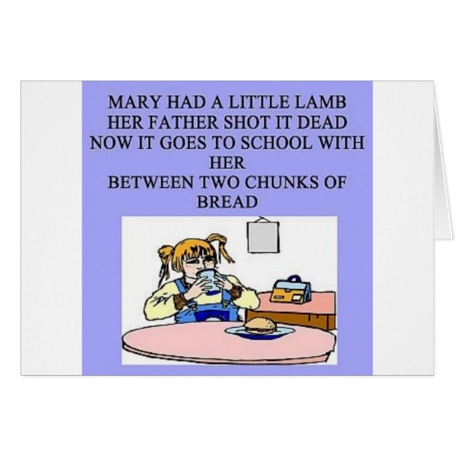 Mary hatte ein kleines Lamm (Vorderseite (Horizontal))