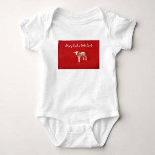 Mary hatte ein kleines Lamm BABY Strampler