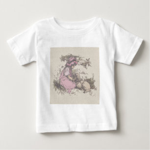 Mary hatte ein kleines Lamm Kinderreim Baby T-shirt