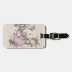 Mary hatte einen kleinen Lamm-Kinderzimmer-Rhyme Gepäckanhänger