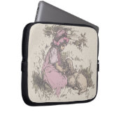 Mary hatte einen kleinen Lamm-Kinderzimmer-Rhyme Laptopschutzhülle (Vorne Rechts)