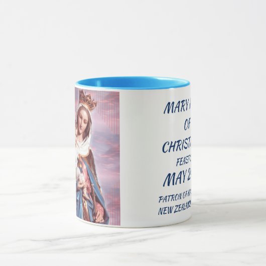 Mary-Hilfe der Christ-Porträt-Schale Tasse (Zentrum)