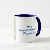 Mary-Hilfe der Christen beten für uns Tasse (VorderseiteRechts)
