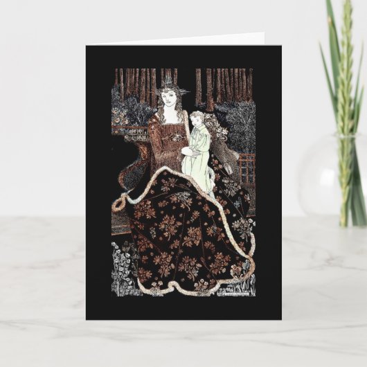 Mary Holding Baby Jesus Feiertagskarte (Vorderseite)