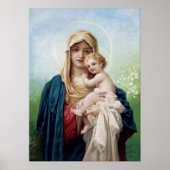 Mary holding Jesus Poster (Vorne)