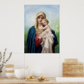 Mary holding Jesus Poster (Küche)