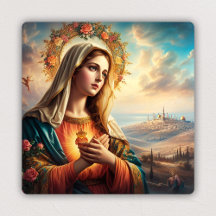 Mary Holy Heart Christlich