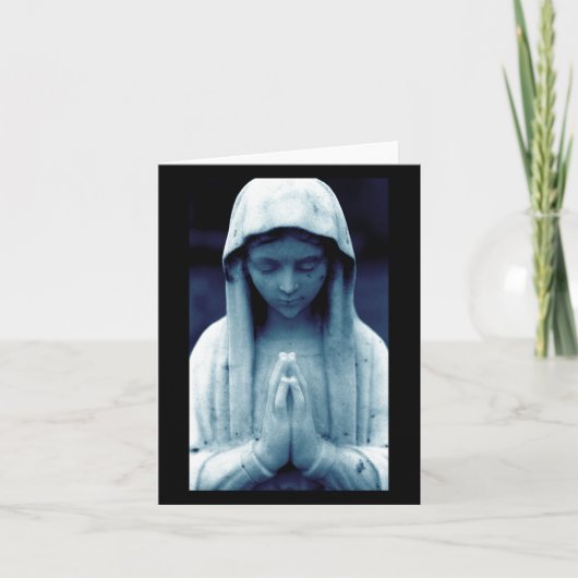 Mary im Blau Karte (Vorderseite)