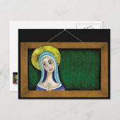 Mary in Frame Postkarte (Vorne/Hinten)
