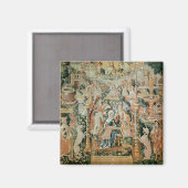 Mary in the Temple, Szenen aus dem Leben der Magnet (Vorderseite/Rückseite)