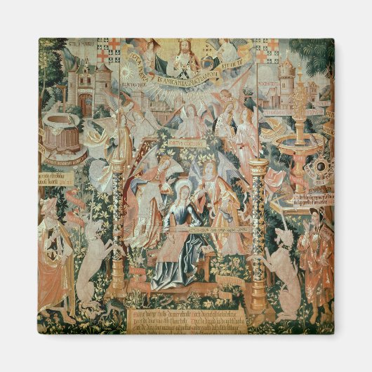 Mary in the Temple, Szenen aus dem Leben der Magnet (Vorne)