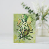 Mary Jane Fairy Green Goddess Toker                Postkarte (Stehend Vorderseite)