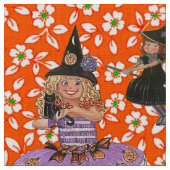 Mary & Jenny Halloween Witch Fabric Stoff (Nahaufnahme)
