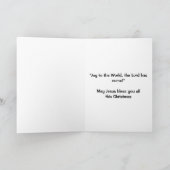 Mary, Jesus and Christmas angel angel Karte (Innenseite)