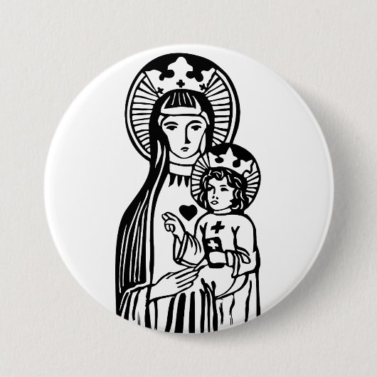 Mary & Jesus Button (Vorderseite)