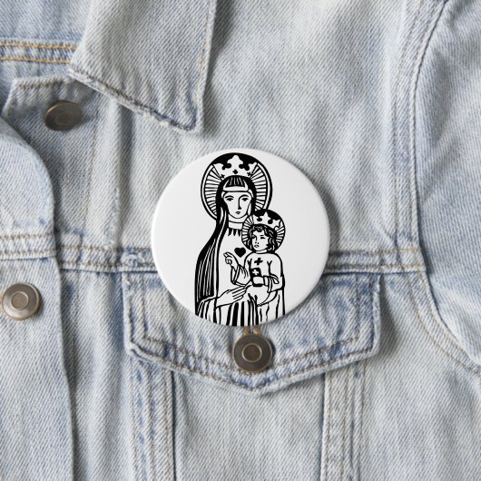 Mary & Jesus Button (Beispiel)
