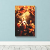 Mary, Jesus, & Joseph 2 Leinwanddruck (Insitu (Holzboden))