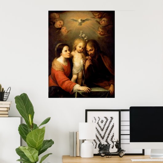 Mary, Jesus & Joseph Poster (Heimbüro)
