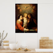 Mary, Jesus & Joseph Poster (Küche)