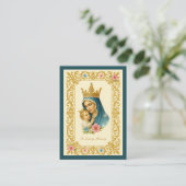 Mary Jesus katholische Beerdigung Gedenkkarte - Visitenkarte (Stehend Vorderseite)