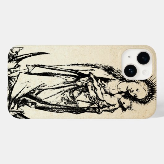 Mary Jesus Madonna Child Case-Mate iPhone Hülle (Rückseite (Horizontal))