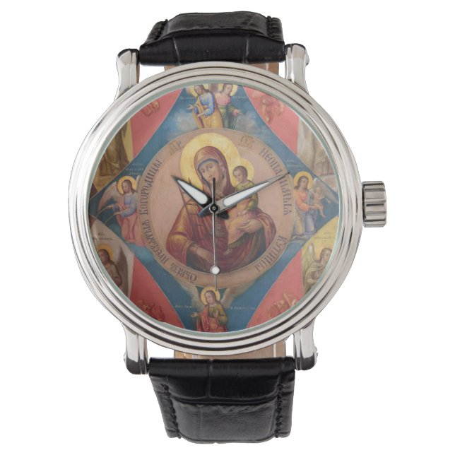 Mary, Jesus, und Engel Armbanduhr (Vorderseite)