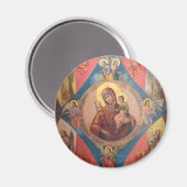 Mary, Jesus, und Engel Magnet (Vorderseite/Rückseite)