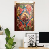 Mary, Jesus, und Engel Poster (Heimbüro)