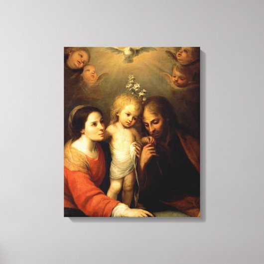 Mary, Jesus und Joseph Leinwanddruck (Vorderseite)