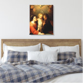 Mary, Jesus und Joseph Leinwanddruck (Insitu (Schlafzimmer))