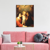 Mary, Jesus und Joseph Leinwanddruck (Insitu (Wohnzimmer))