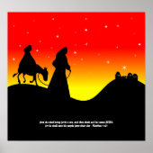 Mary & Joseph, Bible Scripture Verse Poster (Vorne)