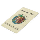 Mary Joseph Katholic SAVE THE DATE Wedding Magnet (Linke Seite)