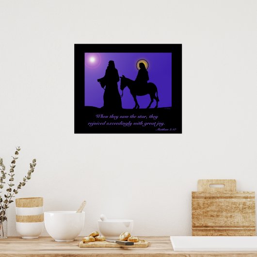 Mary & Joseph Poster (Küche)