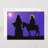 Mary & Joseph Postkarte (Vorne/Hinten)