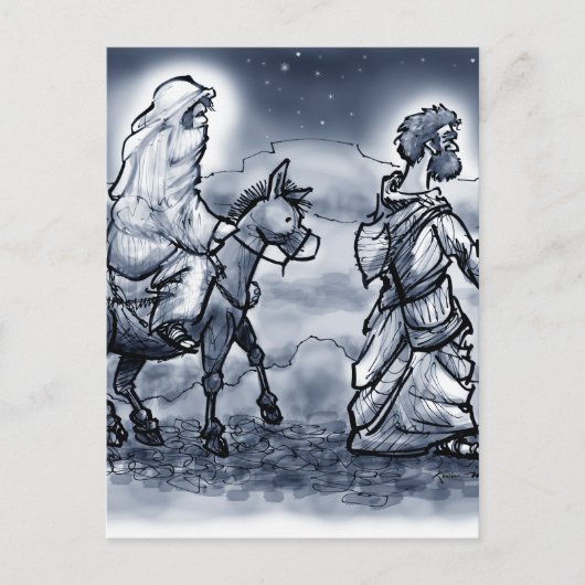 Mary & Joseph Postkarte (Vorderseite)