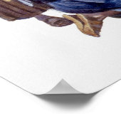 Mary, Joseph und Hirten, die den Säugling Jesus um Poster (Ecke)