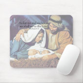 Mary, Joseph und Jesus Mousepad (Mit Mouse)