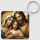 Mary Jungfrau Jesus Schlüsselanhänger (Rückseite)