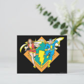 Mary & Junior Run Postkarte (Stehend Vorderseite)