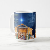 Mary kannte die Krippe-Tasse Kaffeetasse (Vorderseite Links)