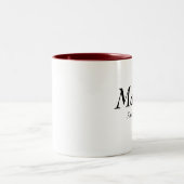 Mary, Katherine Zweifarbige Tasse (Mittel)