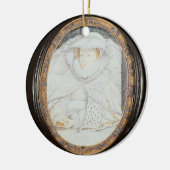 Mary-Königin der Schotten (1542-87) als Witwe Keramikornament (Links)