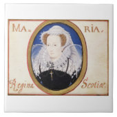 Mary-Königin der Schotten (1542-87) (Gouache auf Fliese (Vorderseite)