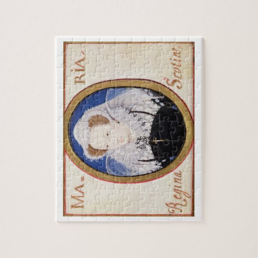Mary-Königin der Schotten (1542-87) (Gouache auf Puzzle (Vertikal)