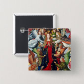 Mary, Königin des Himmels, C. 1485 - 1500 Button (Vorne & Hinten)