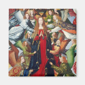 Mary, Königin des Himmels, c. 1485 - 1500 Magnet (Vorne)