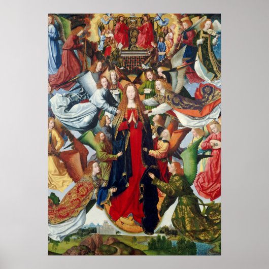 Mary, Königin des Himmels, c. 1485 - 1500 Poster (Vorne)