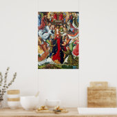 Mary, Königin des Himmels, c. 1485 - 1500 Poster (Küche)